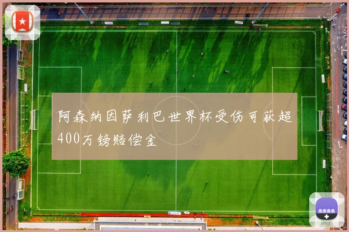阿森纳因萨利巴世界杯受伤可获超400万镑赔偿金